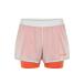  новый линия newline женский черный 2re year шорты BLACK 2-LAY SHORTS спорт фитнес шорты outlet распродажа [191013]