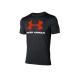 Under Armor UNDER ARMOUR мужской Tec большой Logo Short рукав спорт тренировка короткий рукав футболка 