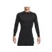  Nike NIKE Pro Dri-FIT фитнес mok шея длинный рукав верх мужской черный чёрный спорт тренировка внутренний длинный рукав FB7909-010