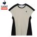  Le Coq le coq sportif контакт охлаждающий поли echi Len French рукав женский весна лето бежевый спорт фитнес короткий рукав футболка LT6SHT07L-BG00
