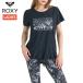  Roxy ROXY BREEZE FLOW S/S TEE женский весна лето вода суша обе для скорость .UV cut черный чёрный спорт фитнес короткий рукав футболка RST262567-BLK