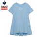  Le Coq le coq sportif контакт охлаждающий French рукав flair рубашка женский весна лето синий blue спорт фитнес короткий рукав футболка LZ6SHT03L-BL00