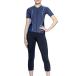  Nike NIKE semi длинный леггинсы короткий рукав Zip separe-tsu женский темно-синий темно-синий черный чёрный плавание плавание фитнес купальный костюм 2993173-0381
