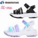  Kids сандалии Junior Kids девушки MoonStar moon Star Ni-mo колено moNM J108 девочка спорт сандалии spo солнечный толщина низ черный мульти- включая доставку 