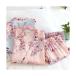  jinbei lady's pyjamas Samue lady's front opening 7 minute sleeve . long trousers. top and bottom 2 point set lady's Night wear thin M L spring summer autumn peace 