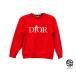 DIOR Dior Kids Logo вышивка хлопок футболка длинный рукав одежда одежда размер 8