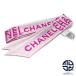 CHANEL Chanel розовый Logo бренд Logo шелк лента для волос tsui Lee шарф бренд мелкие вещи 