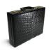 BALLY Bally дипломат крокодил кожа черный Gold металлические принадлежности combination кодовый замок тип багажник кейс / жесткий чехол /wani кожа б/у 