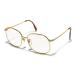  zeiss ZEISS west Germany WEST GERMANY 750 pure gold glasses frame K18 YG/WG diamond 22 stone 55.16 Di6 times entering lens attaching gold . glasses farsighted glasses weight 39.1g used 