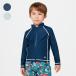  ребенок одежда Kids Foret ( Kids four re) одноцветный Rush Guard 90cm 100cm 110cm 120cm 130cm B35813