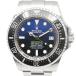  Rolex ROLEX Sea Dweller глубокий si-136660 Random номер голубой градация циферблат SS самозаводящиеся часы 44mm б/у мужские наручные часы 