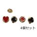  карты значок 4 шт. комплект Spade Heart diamond Club Gold 1cmX1cm Trump булавка z застежка bachi модный украшение person способ применения установка person baji оборудование орнамент .