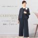  ceremony suit wide pants lady's 3 point set set suit all season wedding The Seven-Five-Three Festival go in . go in .... industry mama . clothes navy lex-2302