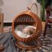  кошка bed ротанг летний bed купол type круг кошка коврик висячий стул compact ... подушка есть домик для кошек висячий nyamok