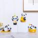 2 шт. комплект симпатичный Panda. орнамент велосипед .... Panda . вход .....!. кекс topa- как блестящий . party . постановка приборная панель . сад тоже в точности!
