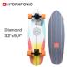  скейтборд гидро ponikHydroponic Complete Surfskate Complete Diamond 32 дюймовый Lines White скейтборд Surf skate бриллиант Turn 