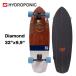  скейтборд гидро ponikHydroponic Complete Surfskate Complete Diamond 32 дюймовый Vintage Brown скейтборд Cruiser Surf skate 