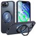 iPhone 17e / iPhone 16e �p �P�[�X Magsafe�Ή� 360����]�X�^���h �A�C�t�H��16e / �A�C�t�H�� 17e