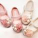  ребенок формальный обувь симпатичный цветочный принт Kids обувь ребенок платье обувь большой размер "Семь, пять, три" презентация свадьба входить . тип день рождения pa- Tey - розовый 