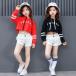  Jazz Dance Kids танцевальный костюм hip-hop выставить ребенок Dance брюки Dance tops HIPHOP постановка одежда длинный рукав stage костюм тренировка надеты 