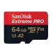 64GB microSDXC карта SanDisk SanDisk Extreme PRO Class10 UHS-I U3 V30 A2 R:200MB/s W:90MB/s SD адаптор есть за границей li tail SDSQXCU-064G-GN6MA