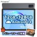 �^�u���b�g 10�C���` wi-fi���f�� Android 14 �{�� 10.1�C���` �Z�K�擾 Bluetooth5.3 12+128GB Widevine L1 GMS�F�� Plimpton P8 Pro