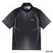  Daiwa одежда DE-7625 Short рукав половина Zip рубашка M черный 