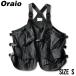 [ outlet ] одежда Oraio( Ora Io ) рыболовный жилет S 1.BLACK Oraio