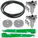 ���¹�͢���ʡ�Caltric 2 Deck Spindle Pulley Blade Belt Compatible with Husqvar