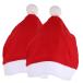 ���¹�͢���ʡ�NOLITOY 3sets Xmas Car Headrest Covers Santa Hat Car Seat Cover