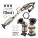 ���¹�͢���ʡ�Blrack 3PC Front&Rear Catalytic Converters Compatible with 2003