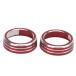 ¹͢ʡRed Air Conditioner Button Trim replacement for Aluminum Alloy D
