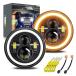¹͢ʡ MONDEVIEW 7 Inch LED Headlight Round H6024 High Low Beam, Turn S