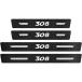 ¹͢ʡYXRINK 4 Pcs Door Sill Protector for Peugeot 308, Carbon Fiber L