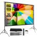  проектор экран 100/120/150 дюймовый 4K 16:9 HD проектор экран 3D портативный автономный модель салон уличный поле зрения угол 160° перевозка складной 