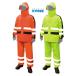 [ free shipping ]K-WORK Kei Work fluorescence reflection material W-40.. member guard man safety traffic guidance . feather rainwear Kappa rainsuit work clothes working clothes work for 