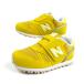 13cm~15.5cm[ клиренс специальная цена ] New balance New Balance I373 7AW ребенок липучка Magic ремень легкий спортивные туфли желтый baby / Kids бесплатная доставка 