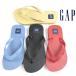 Gap GAP Classic модель пляжные шлепанцы GPS22203 Logo супер-легкий чёрный красный sax желтый Kids / Junior 