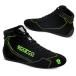 SPARCO( Sparco ) рейсинг обувь SLALOM 2022 черный x зеленый 42 размер (27.0cm)FIA 8856-2018