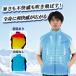 �󒲃E�F�A  �t�@���t���x�X�g �����Ή�  ��p��  �󒲕��o�b�e���[�t�� 2WAY 3�i�K���ʒ��� ��p�x�X�g ��ƕ� �M���Ǒ΍� �j�����p �֘A�摜3