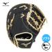  Mizuno MIZUNO софтбол для перчатка [ свечение bar Elite ]SELECT[. рука | один . рука двоякое применение ] 1AJCS34400-0980 First / catcher mito черный 