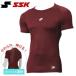  почтовая доставка отправка возможно SSKes SK SCβ low шея короткий рукав Fit нижняя рубашка SCB024LH-22 бейсбол внутренний (. вода скорость ./ эластичность ) темно-красный 