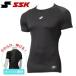  почтовая доставка отправка возможно SSKes SK SCβ low шея короткий рукав Fit нижняя рубашка SCB024LH-90 бейсбол внутренний (. вода скорость ./ эластичность ) черный 