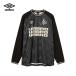  почтовая доставка отправка возможно Umbro UMBRO [THE THIRD by UMBRO] графика длинный рукав p Ractis рубашка UF5FLS50M-BK00 футбол тренировка одежда ( тренировка надеты ) черный 