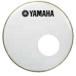 ヤマハレモ ドラムヘッド（ドラムセット用）バスドラムフロントヘッド アンバサダースムースホワイトスモールホールカット22”BF-AMSWS22