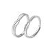 MIKAMU 愛の証 ペアリング シルバー925 純銀製 ジュエリー フリーサイズ メンズリング レディースリング 結婚指輪 婚約指輪 友達通販セール 着物　振袖　格安レンタル