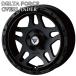  Delica D5 и т.п. Delta сила over Ran da-16 дюймовый 7.0J 5H114.3 +35 матовый черный легкосплавные колесные диски одиночный товар 4 шт. комплект бесплатная доставка 