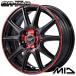 륷󥿥 ۥ4ܥå 175/65R15 4H100 MID եʥ륹ԡ GR ܥ RED ߥ 饤᡼2