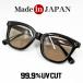  сделано в Японии .. очки очки солнцезащитные очки работник ручная работа лиса we Lynn тонн черный чёрный Brown 