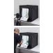 �B�e�{�b�N�X �B�e�L�b�g �B�e�u�[�X 60x60cm LED���C�g�t�� �w�i�z �X�N���[�� 3���t�� �܂肽���� �ʐ^ �B�e �X�^�W�I �u�[�X �{�b�N�X �~ 1�N�ۏ� �������� �֘A�摜2